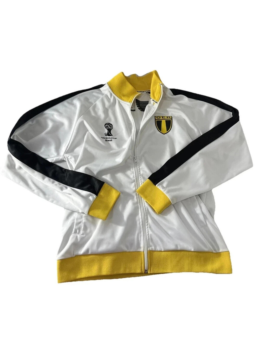 Official FIFA 2014 World Cup Germany Soccer Track Jacket DFB Football Large L